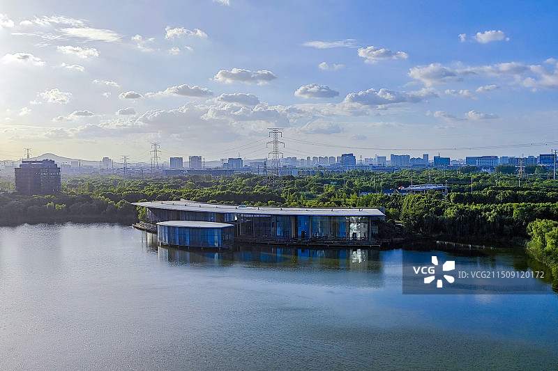 南京市江宁区上秦淮板块未来科技城都市风光图片素材