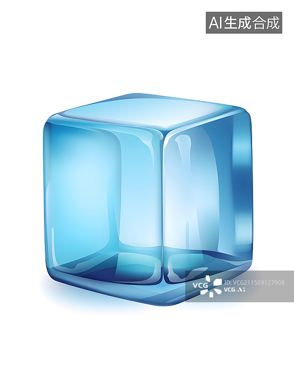 【AI数字艺术】冰块图片素材