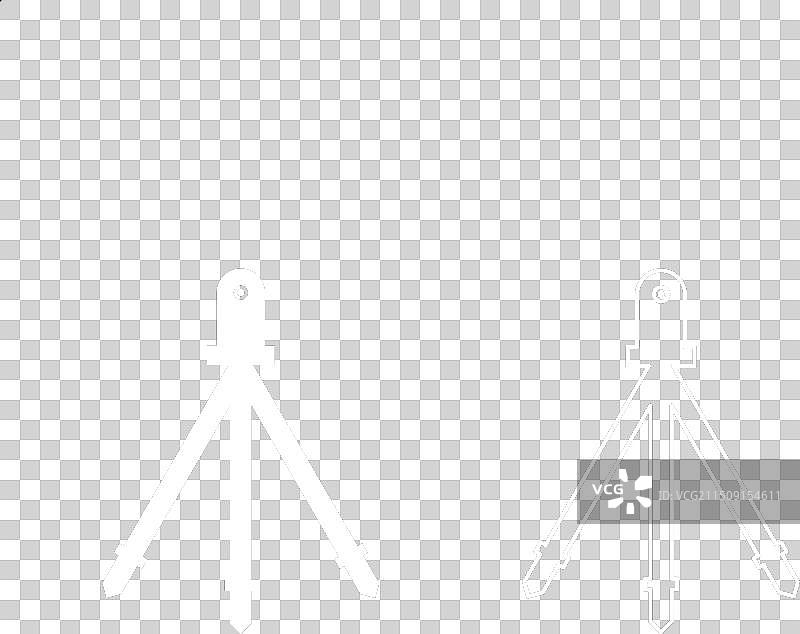 激光水平仪：三脚架测量工具图片素材