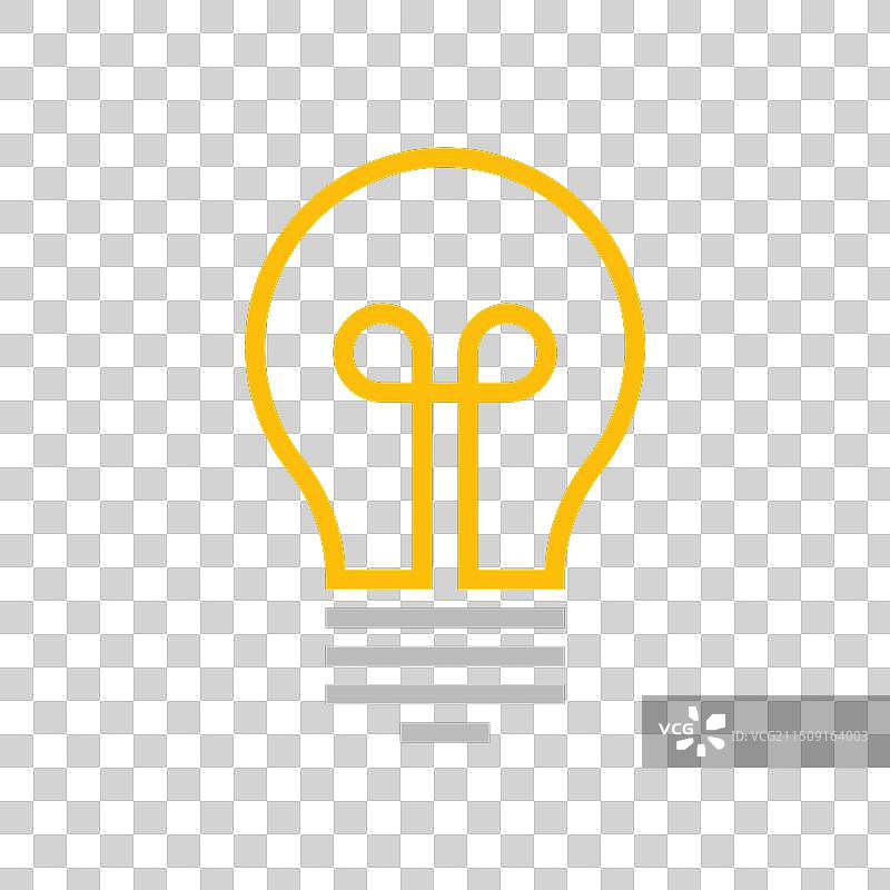 灯泡创意概念图标图片素材