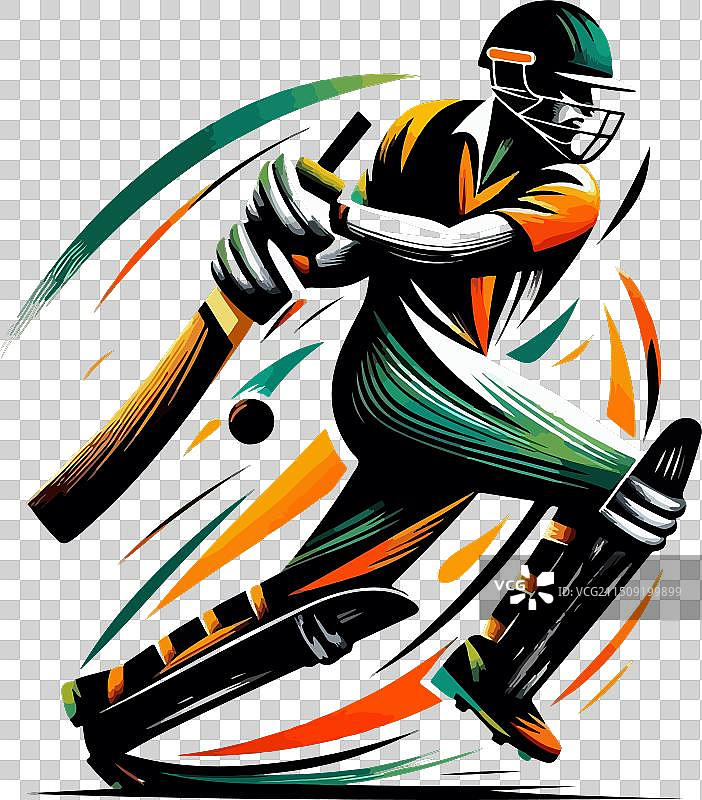 板球击球手打板球图片素材