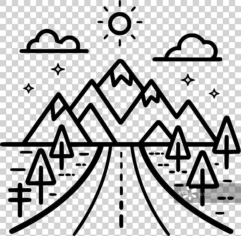 道路图标图片素材