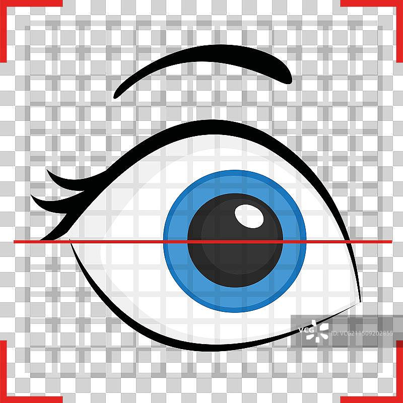 扫描视网膜图片素材