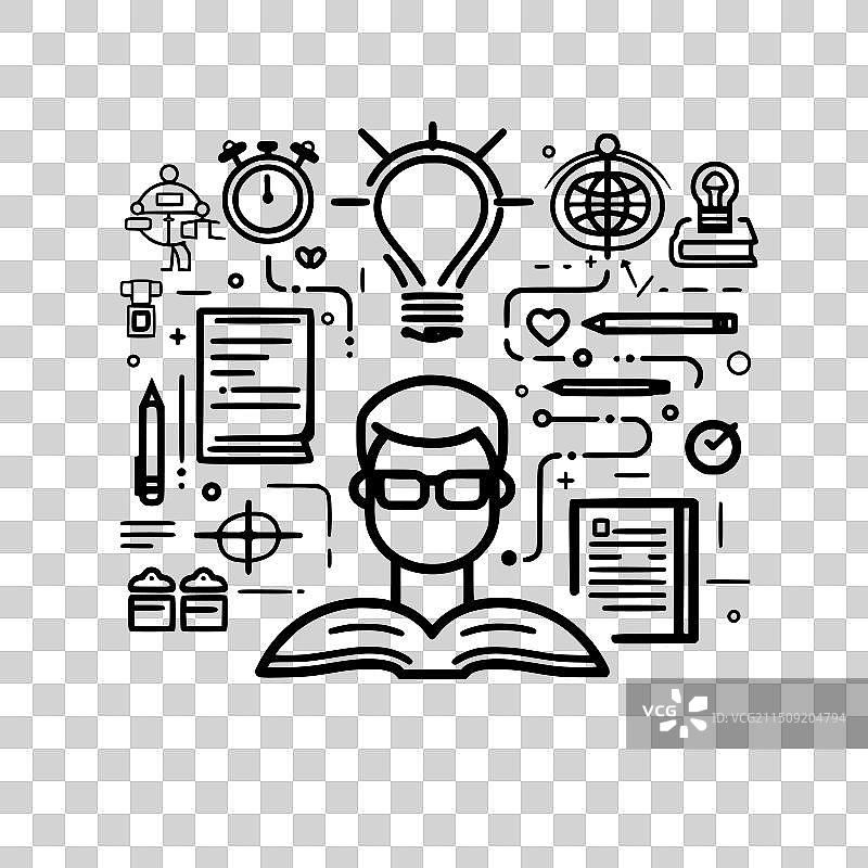 教育图标图片素材