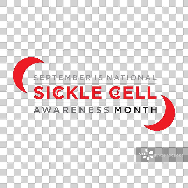 镰状细胞贫血症宣传月图片素材