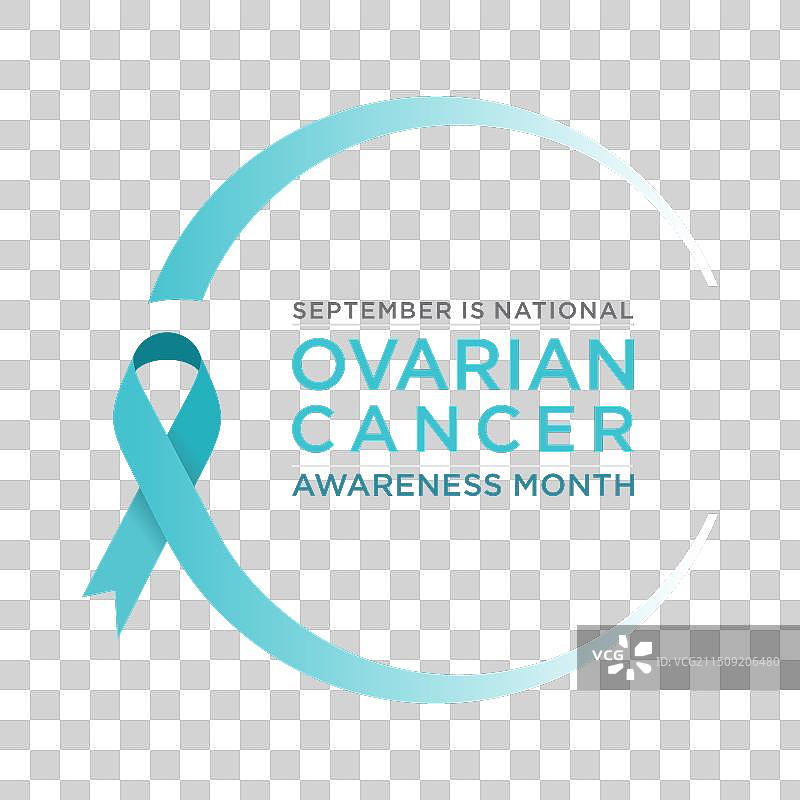 卵巢癌意识月图片素材