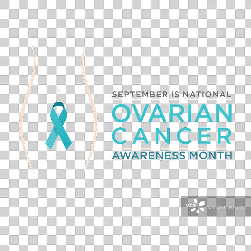 卵巢癌意识月图片素材