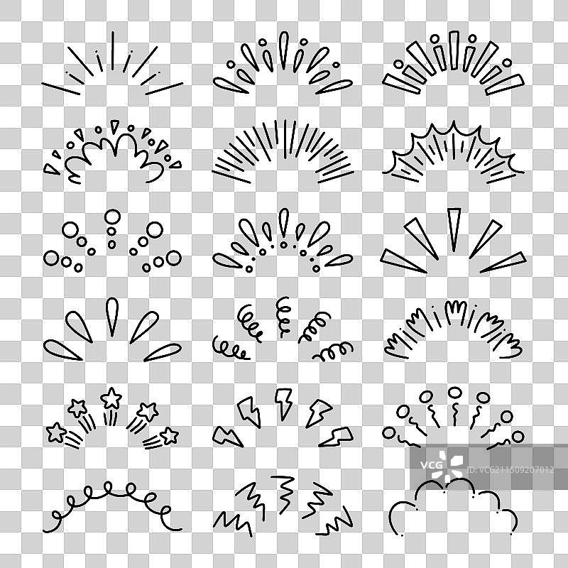 意识线条注意力标记集中图片素材