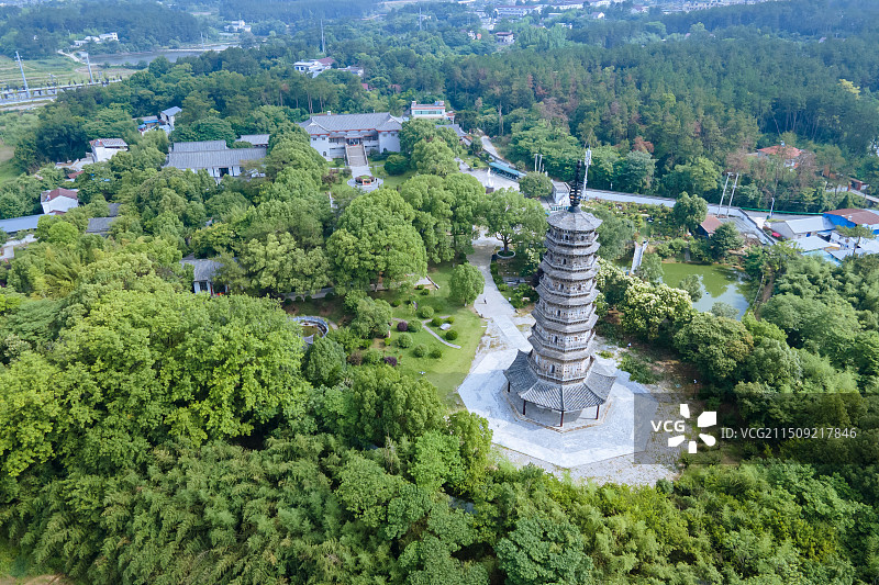 安庆市潜山博物馆太平塔图片素材
