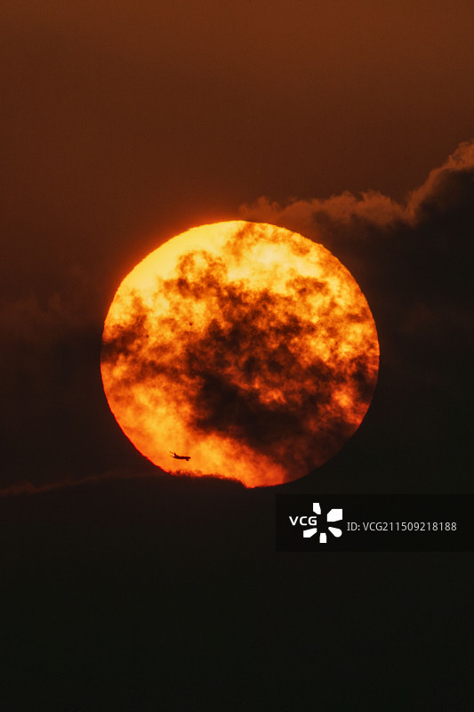 日落时的天空景色图片素材