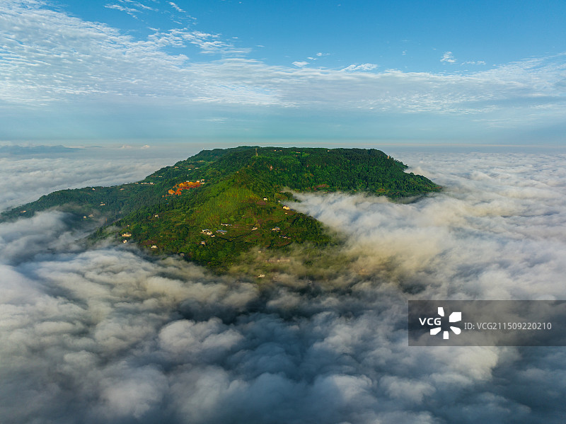 泸州市江阳区方山景区寺庙图片素材