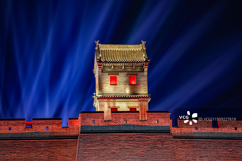 太原古县城城墙图片素材