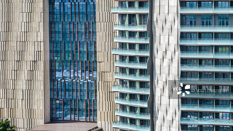 海口观澜湖旅游度假区丽思卡尔顿酒店万丽酒店建筑外立面图片素材