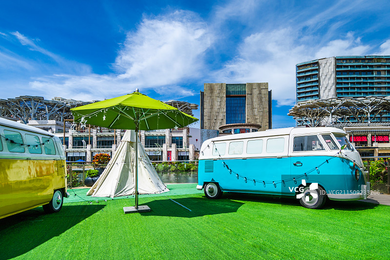 观澜湖新城国际购物中心（深圳免税）休闲娱乐广场图片素材