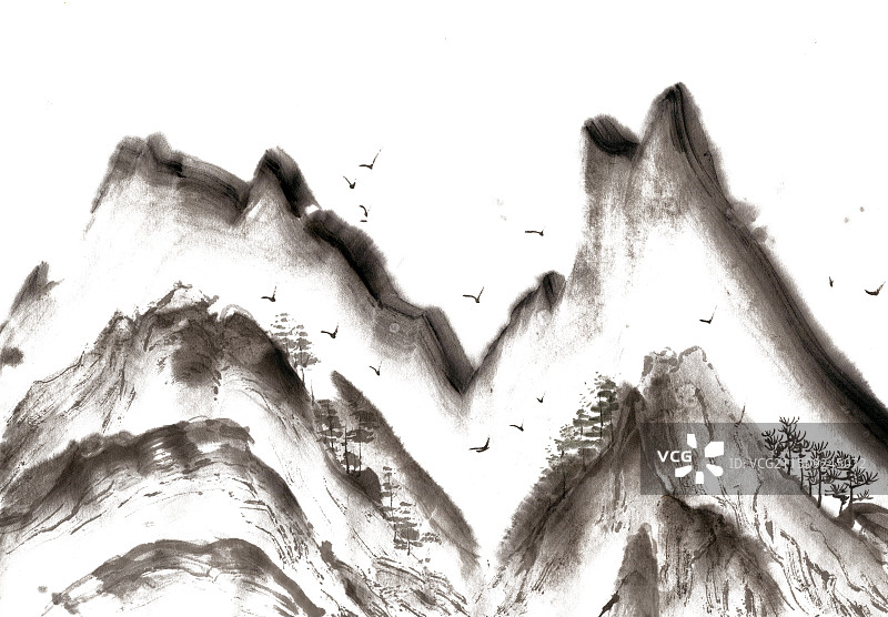 崇山峻岭图片素材