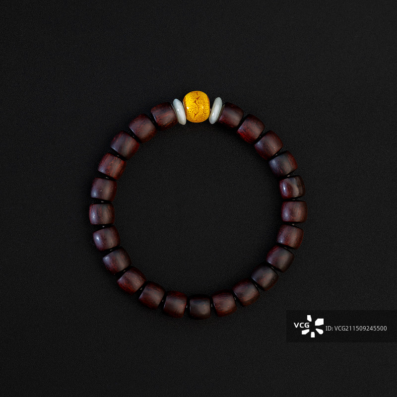 紫檀瓷珠手串设计款图片素材