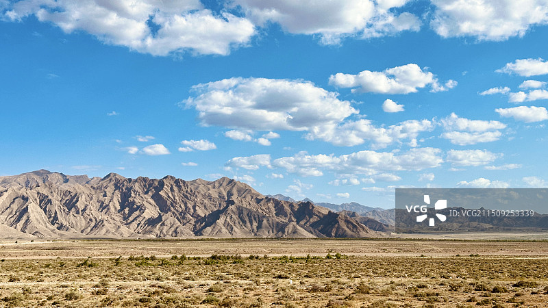 远眺贺兰山图片素材