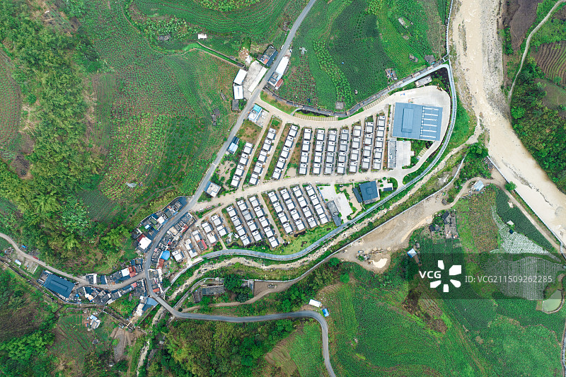 山村新貌图片素材