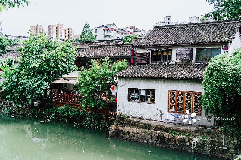 杭州小河直街图片素材