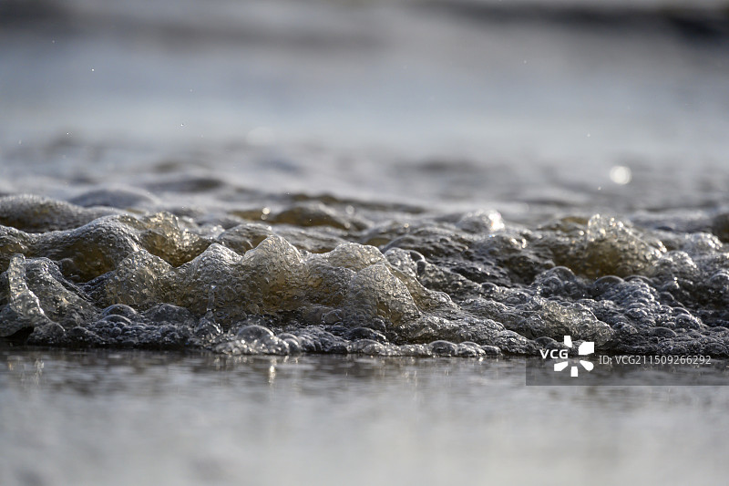 海浪高速快门特写图片素材