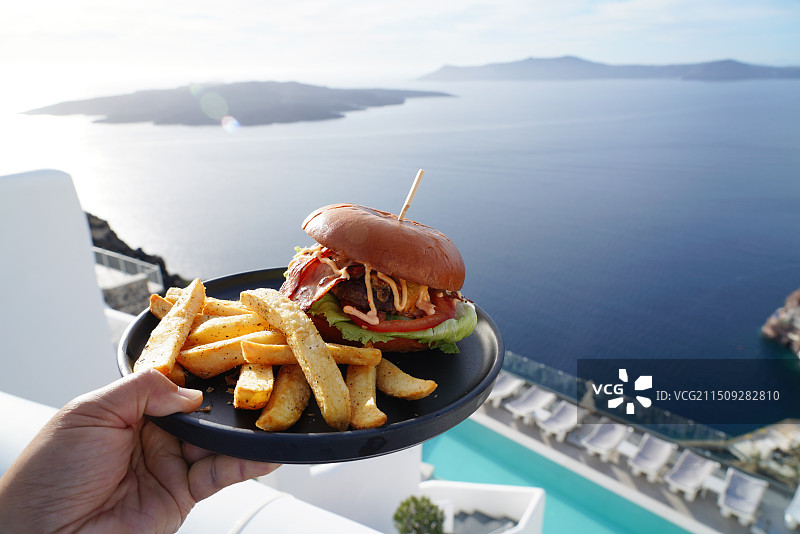 汉堡薯条图片素材