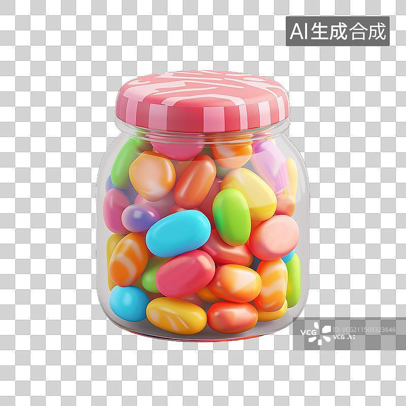 【AI数字艺术】糖果 罐子 罐装糖果图片素材