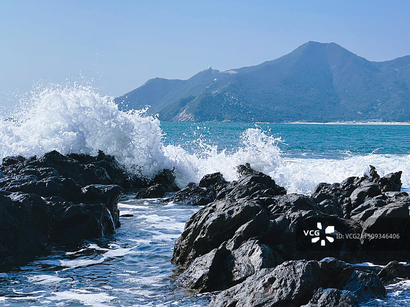 无尽的蓝图片素材