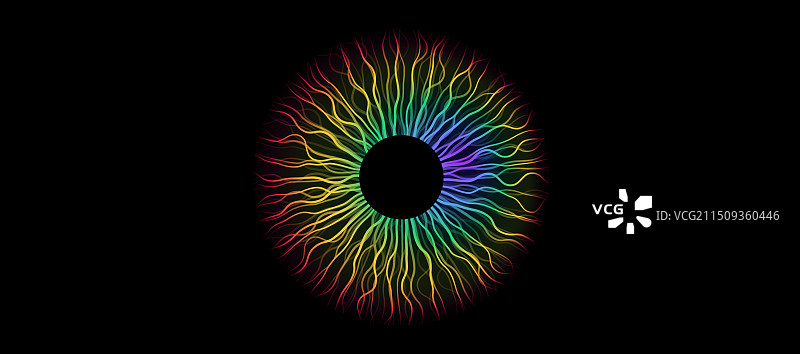 人眼虹膜海报图片素材