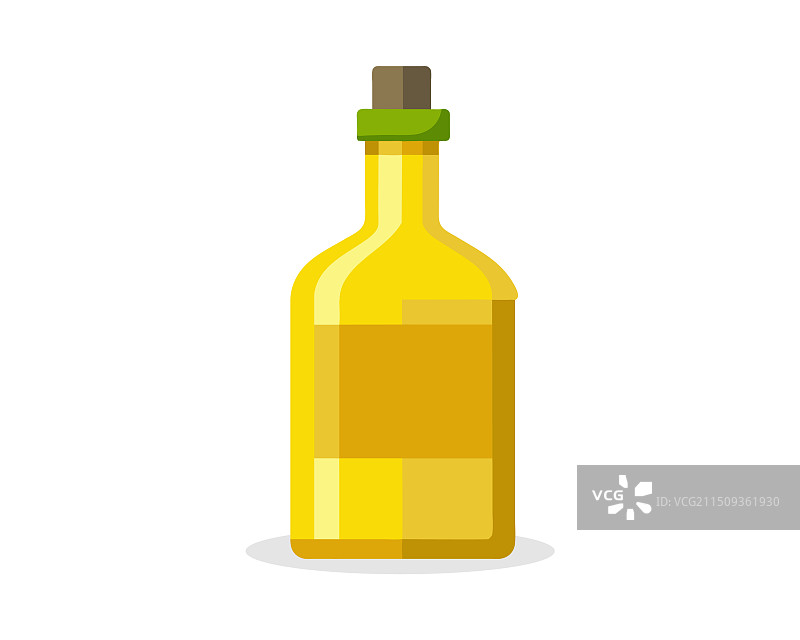 白色背景下的芥末油图片素材