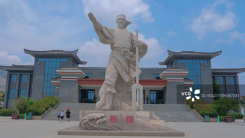 咸阳郑国渠旅游景区图片素材