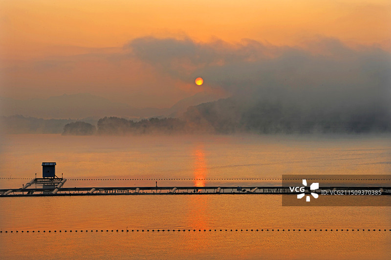 浙江杭州，千岛湖风景。图片素材