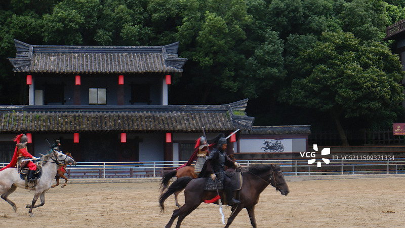 无锡市中央电视台无锡影视基地三国水浒城景区图片素材