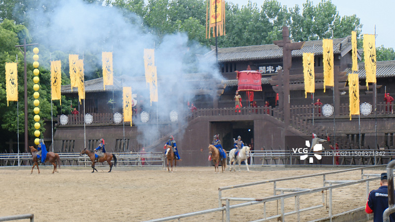 无锡市中央电视台无锡影视基地三国水浒城景区图片素材