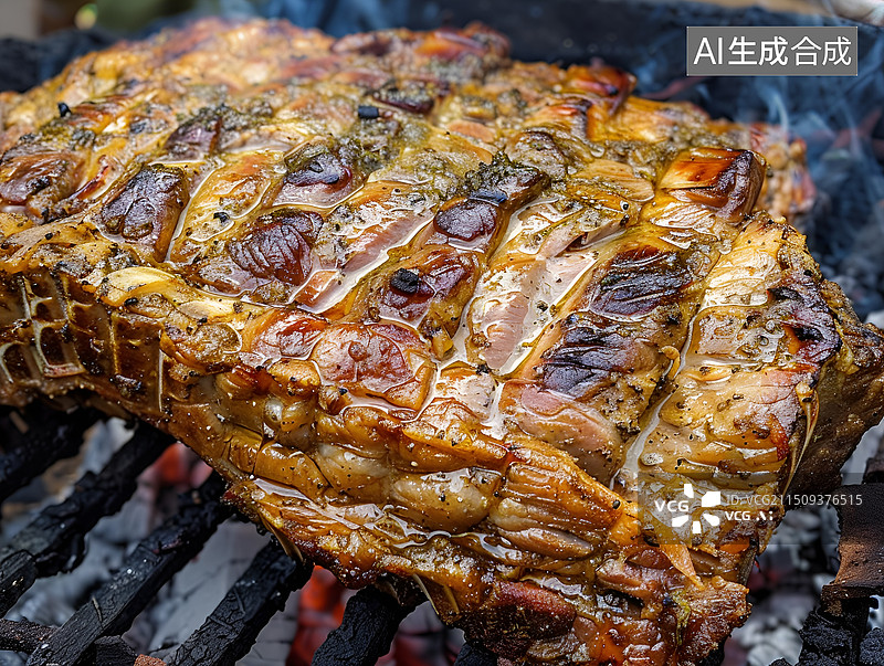 【AI数字艺术】民族美食烤羊肉图片素材