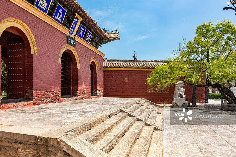 河南周口太昊陵庙午朝门图片素材