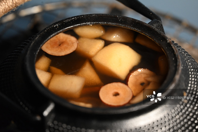 梨汤特写图片素材