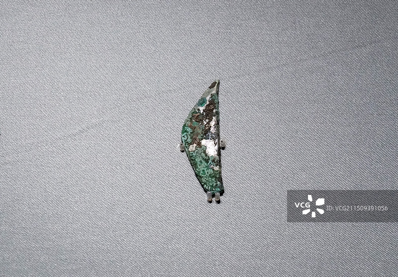 铜刀 岳石文化 泗水县尹家城出土 山东大学博物馆藏 山东博物馆礼运东方特展图片素材