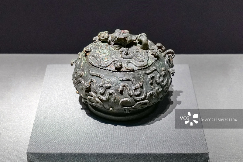 铜罐 春秋（前770-前476） 平度市大泽山镇大泽山西麓 平度市博物馆藏 山东博物馆礼运东方特展图片素材