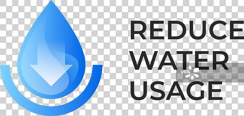 节约用水标志概念图片素材