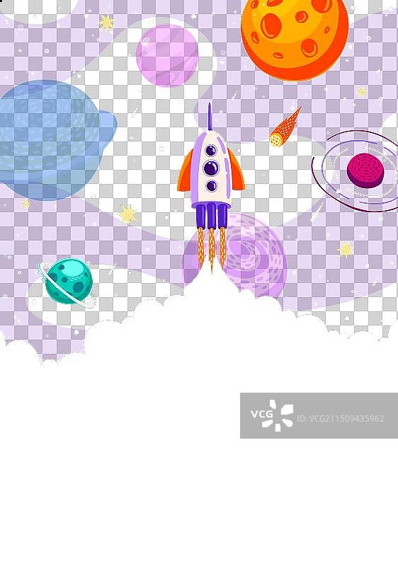 火箭发射业务快速启动项目海报图片素材