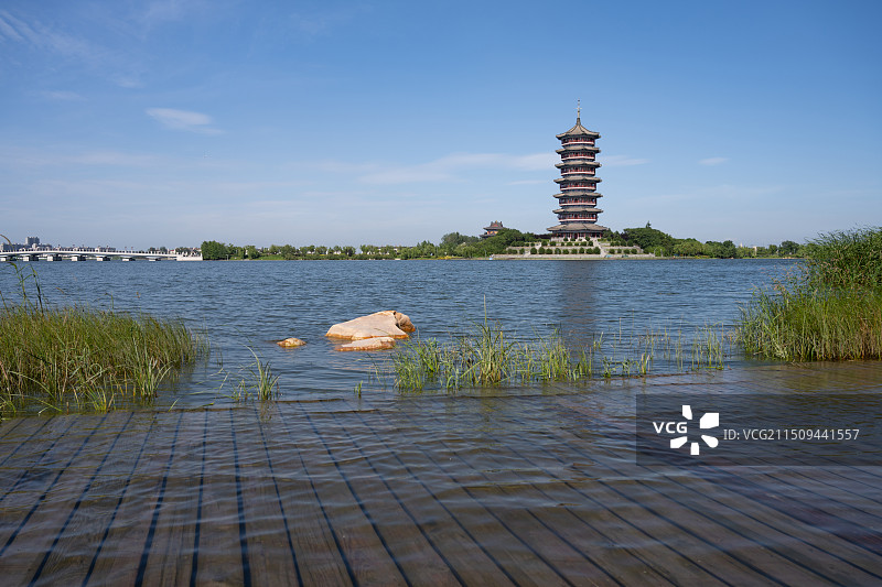 胶州少海公园图片素材