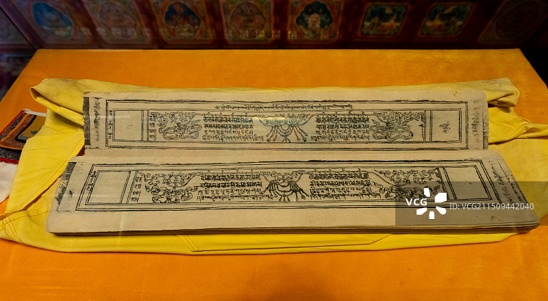 北京西黄寺博物馆藏《甘珠尔》图片素材