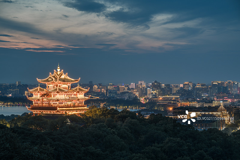 杭州城隍阁图片素材