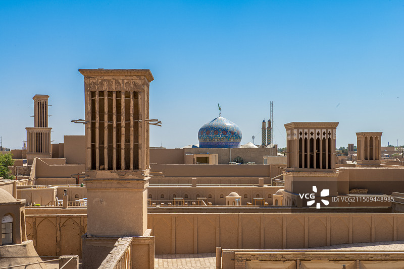 亚兹德历史城区风光图片素材