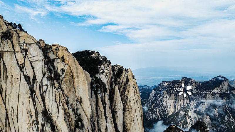 著名旅游景点——华山图片素材