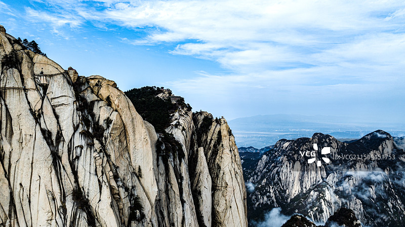 著名旅游景点——华山图片素材
