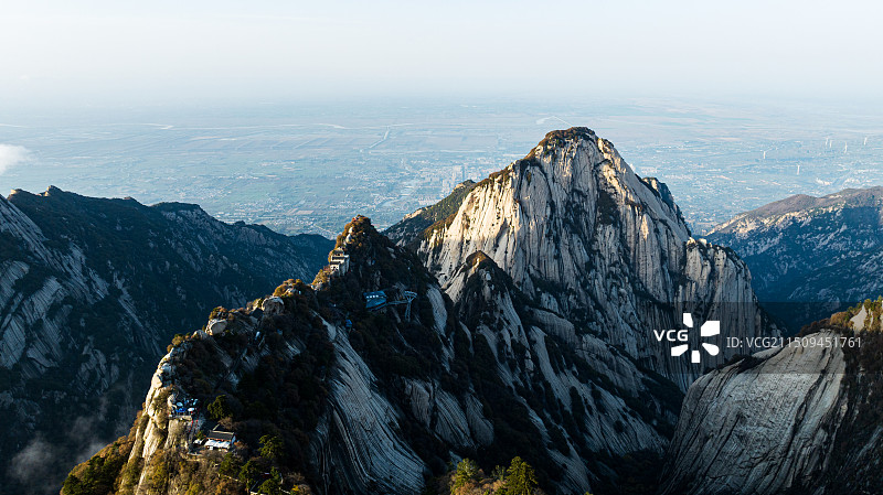 著名旅游景点——华山图片素材