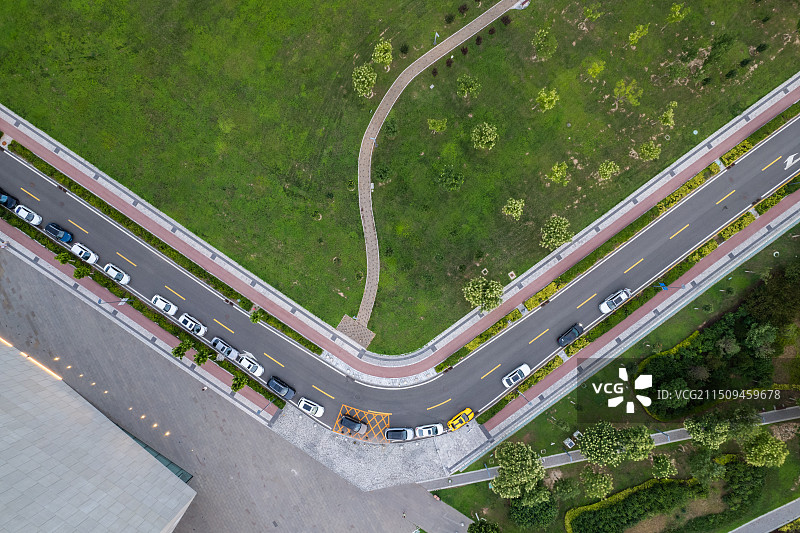 航拍公路图片素材