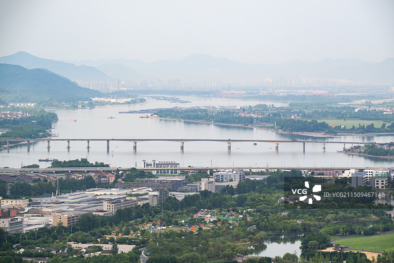 杭州袁浦大桥图片素材