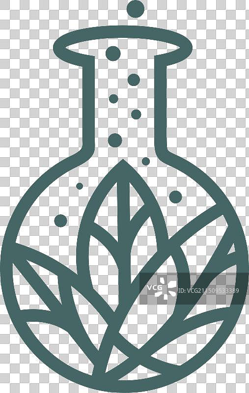 绿色实验室标志图片素材